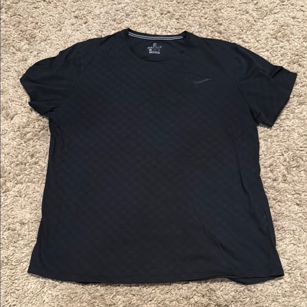 Nike Men's Black Short Sleeve Dri-Fit T-Shirt XL